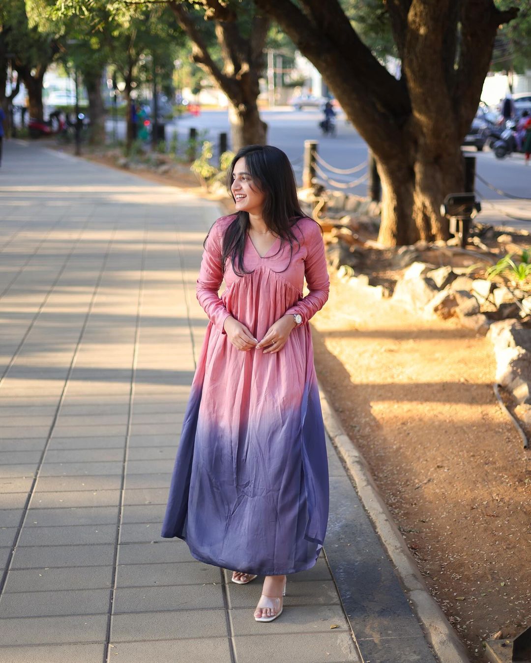 Pink & Blue Alia Cut Set - Studio Thari